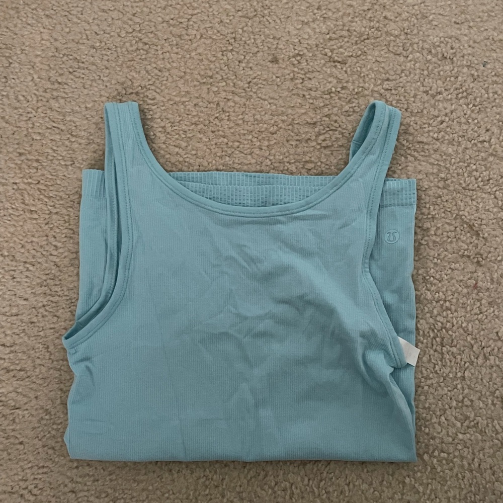 Blue Lululemon Tank Top